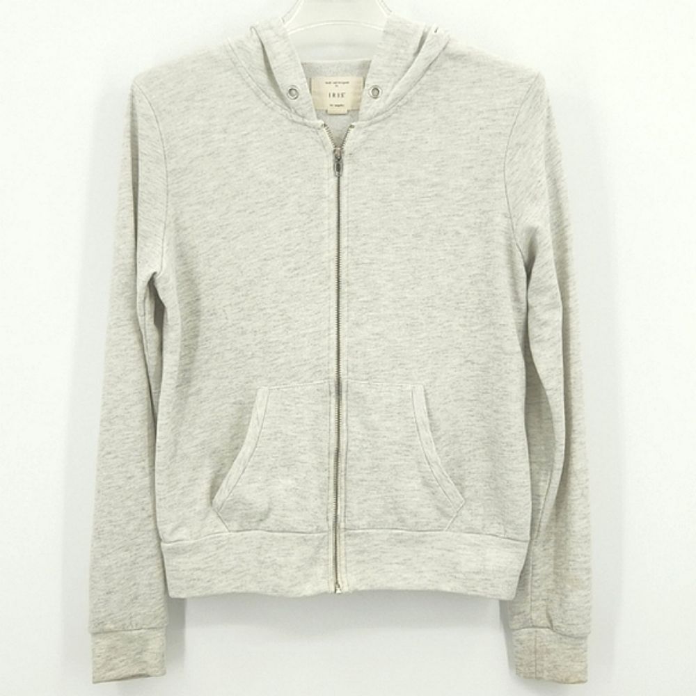 Iris Fleece Hoodie Jacket Womens Size Large Basic Everyday Normcore Athleisure